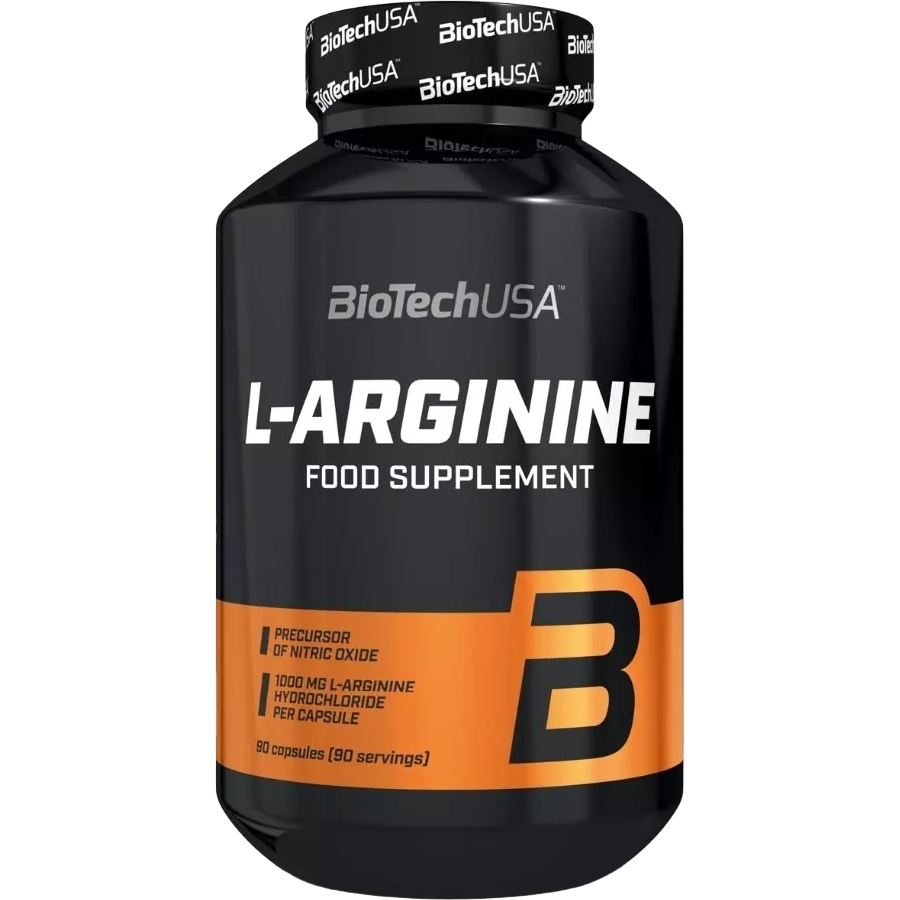 Предтреник BioTech L-Arginine 90 капсул - фото 1