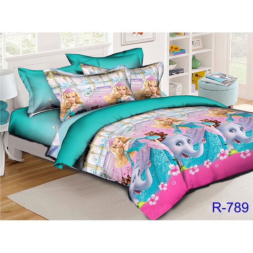 Комплект постільної білизни TAG Tekstil 1.5-спальний Різнокольоровий 000142543 (R789) - фото 1