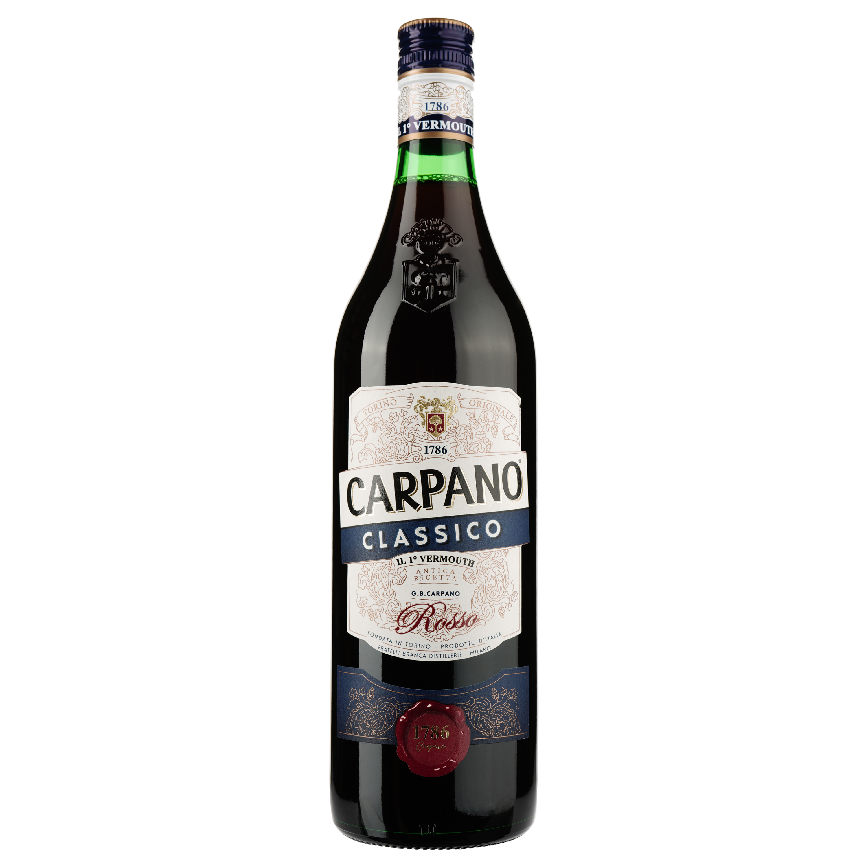 Вермут Carpano Classico, красный, сладкий, 16%, 1 л (847746) - фото 1
