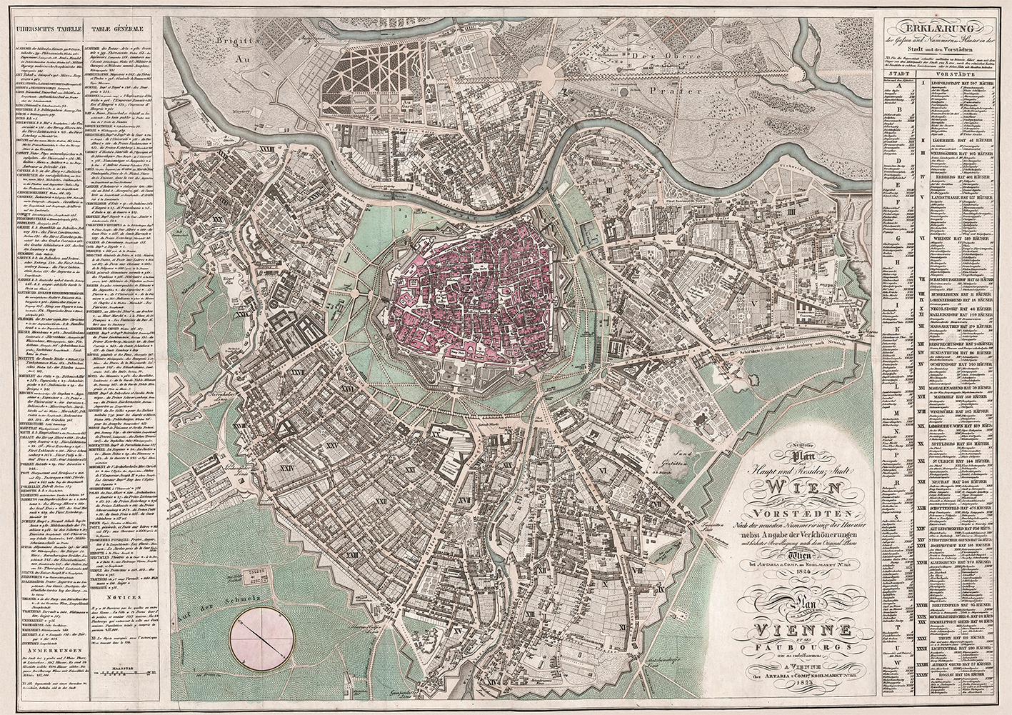 Пазл Piatnik Карта Вены 1824, 1000 элементов (PT-559440) - фото 2