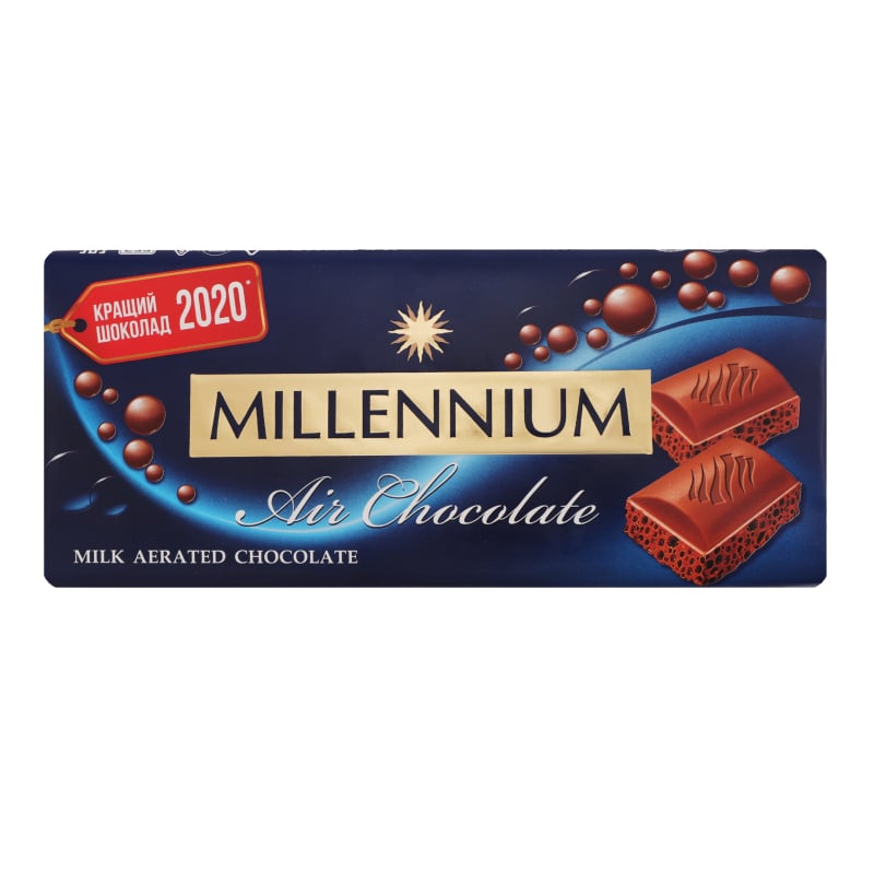 Шоколад молочний Millennium, пористий, 85 г (849567) - фото 1