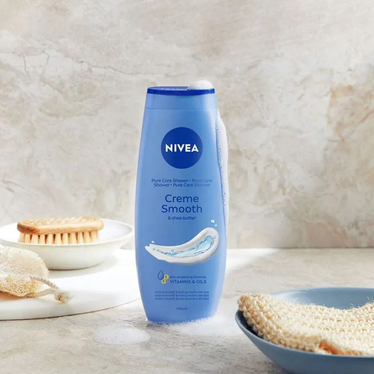 Гель уход для душа Nivea Creme Smooth с маслом ши 500 мл (84036) - фото 5