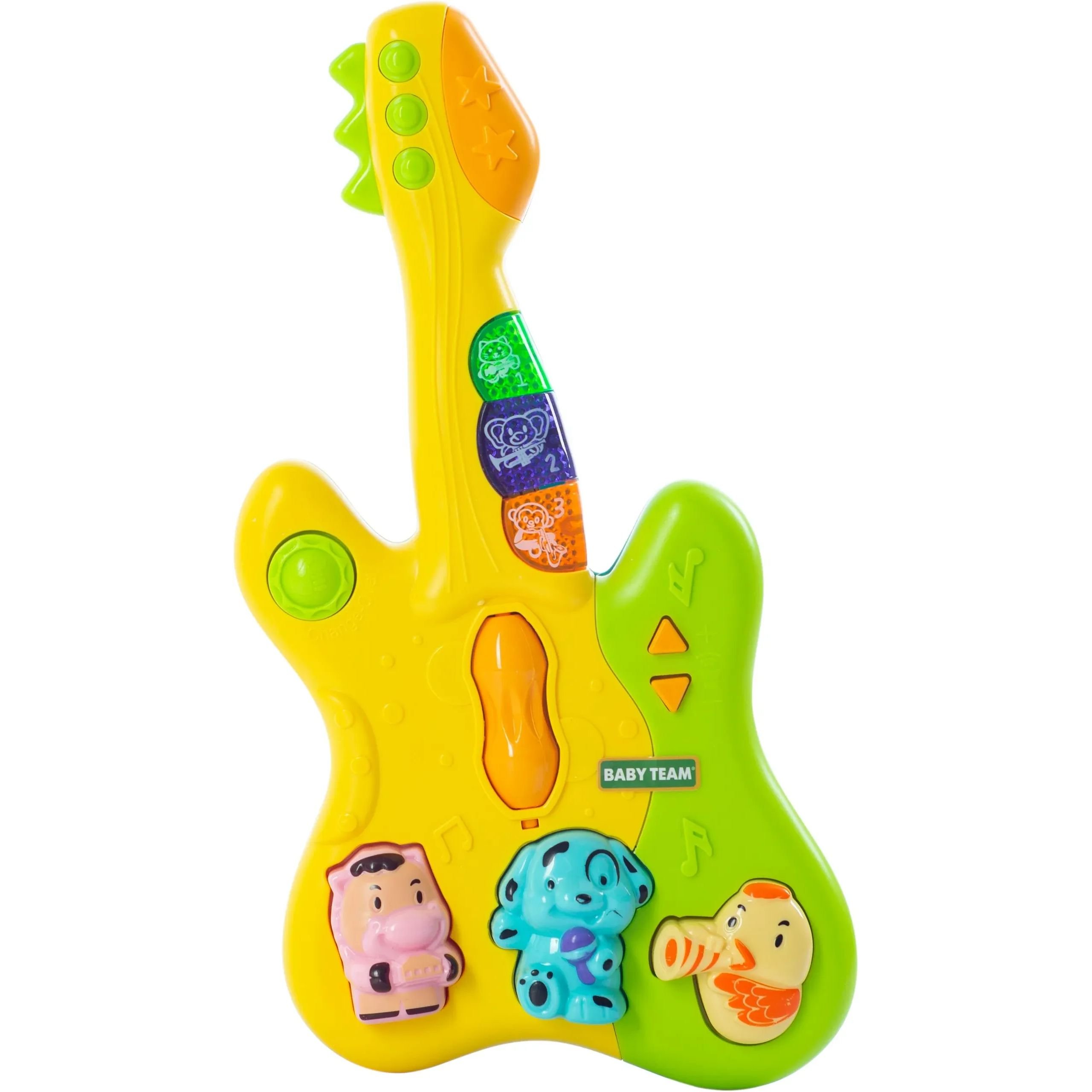 Музична іграшка Baby Team Гітара жовта (8644_гитара_желтая) - фото 1