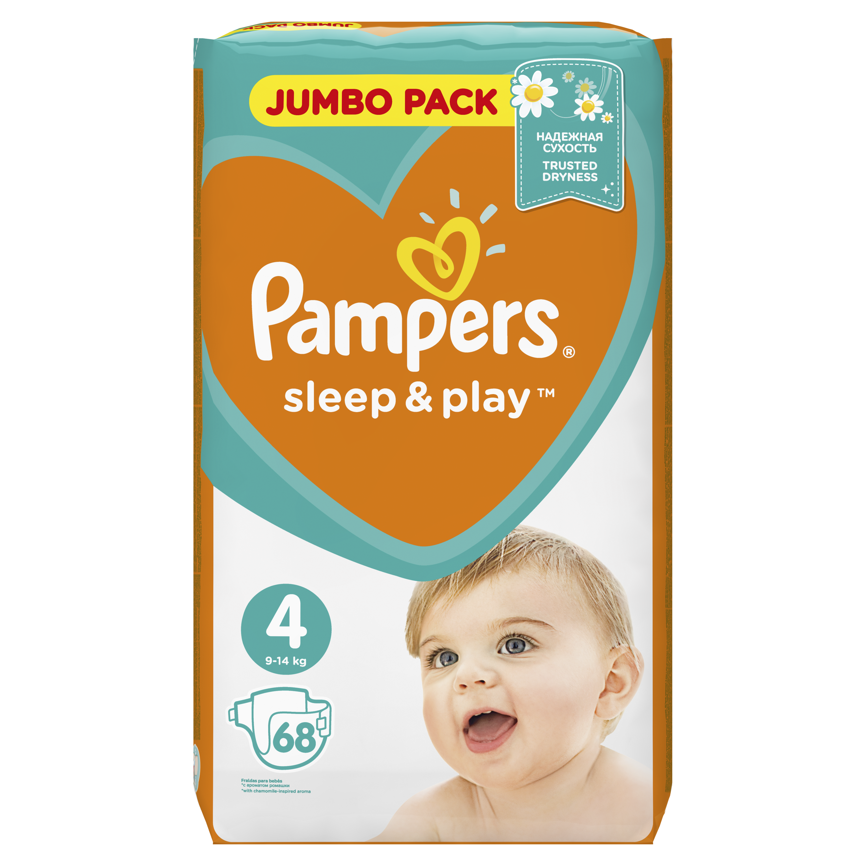 Підгузки Pampers Sleep&Play 4 (9-14 кг), 68 шт. - фото 2