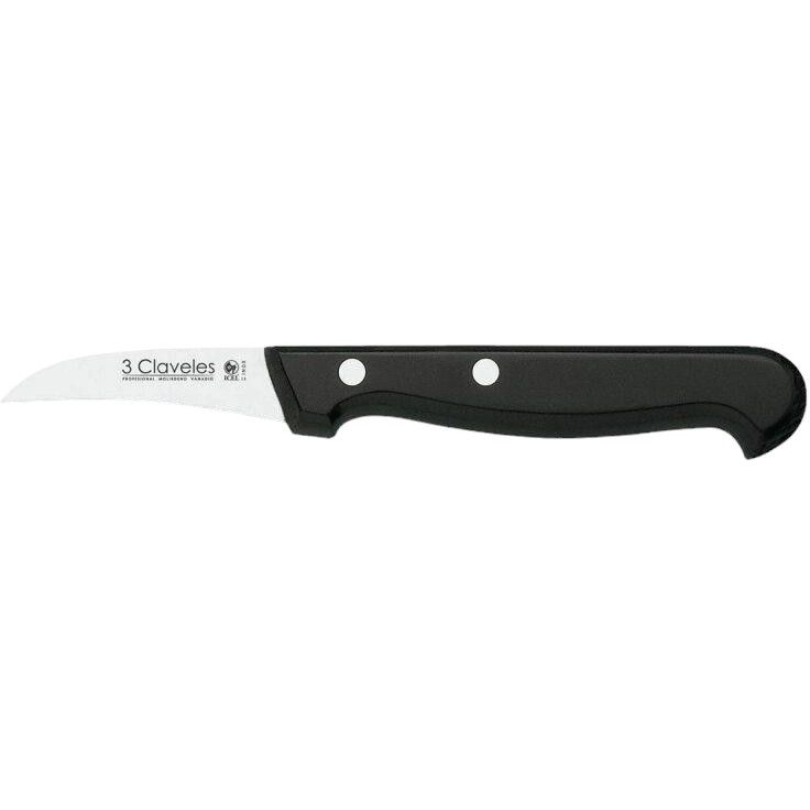 Нож для чистки овощей 3 Claveles 60 мм Черный 000266986 - фото 1