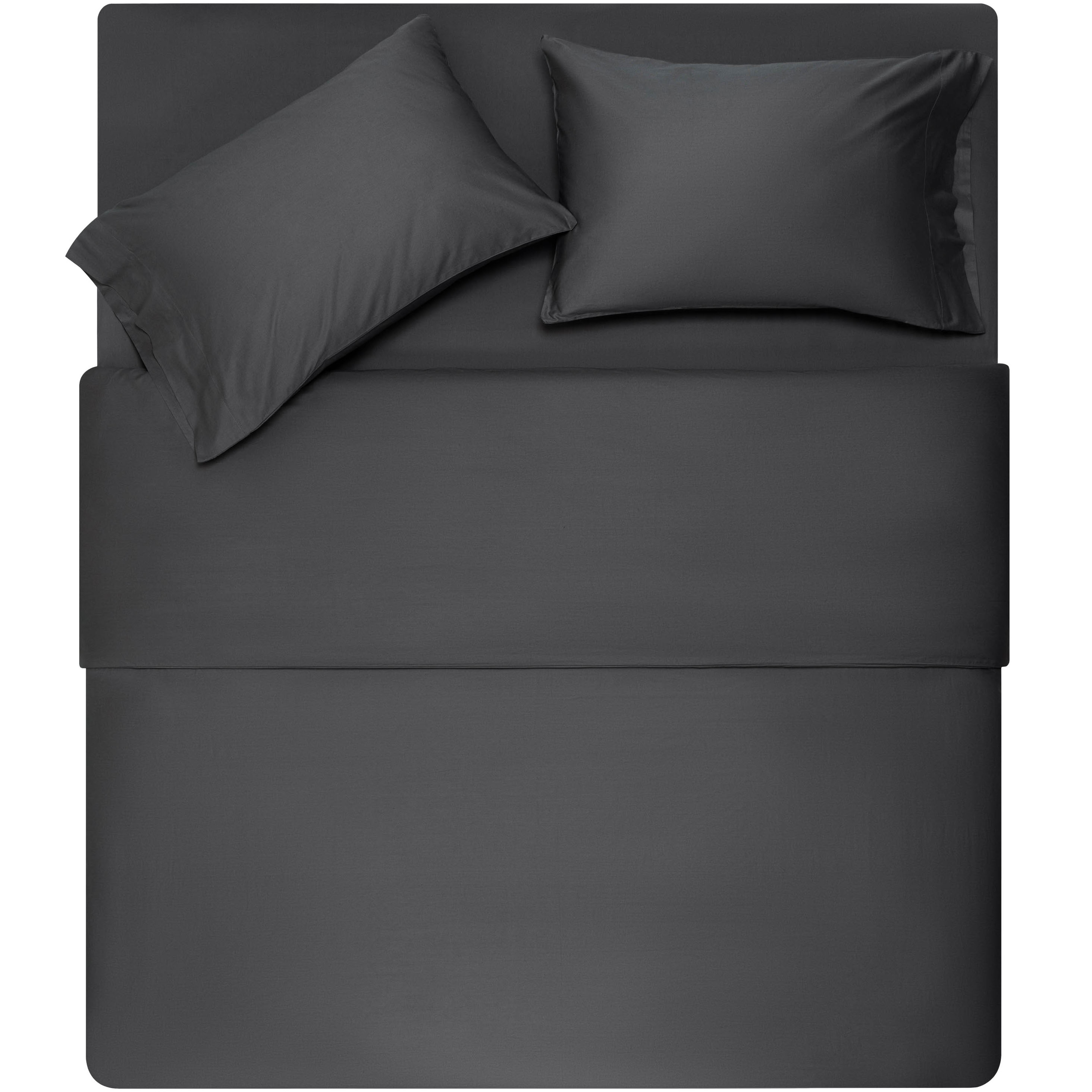 Комплект постельного белья Ardesto Mix&Match Premium сатин двуспальный евро серый (ART2022SY) - фото 1