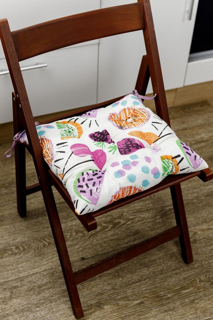 Подушка для стільця Прованс Violet cherries 40х40 см (32972) - фото 3