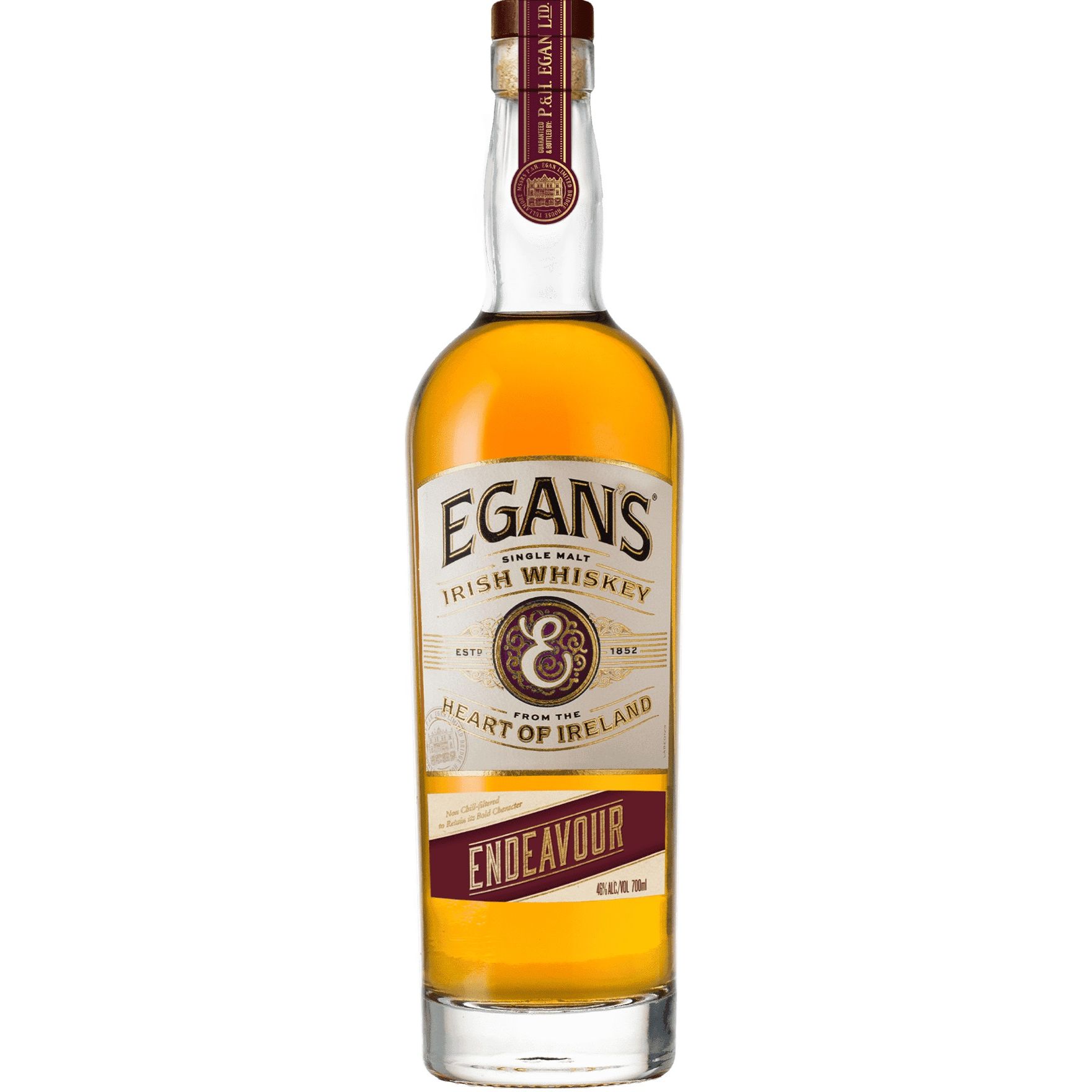 Виски Egan's Endeavour Single Malt Irish Whiskey, 46%, 0,7 л - фото 1