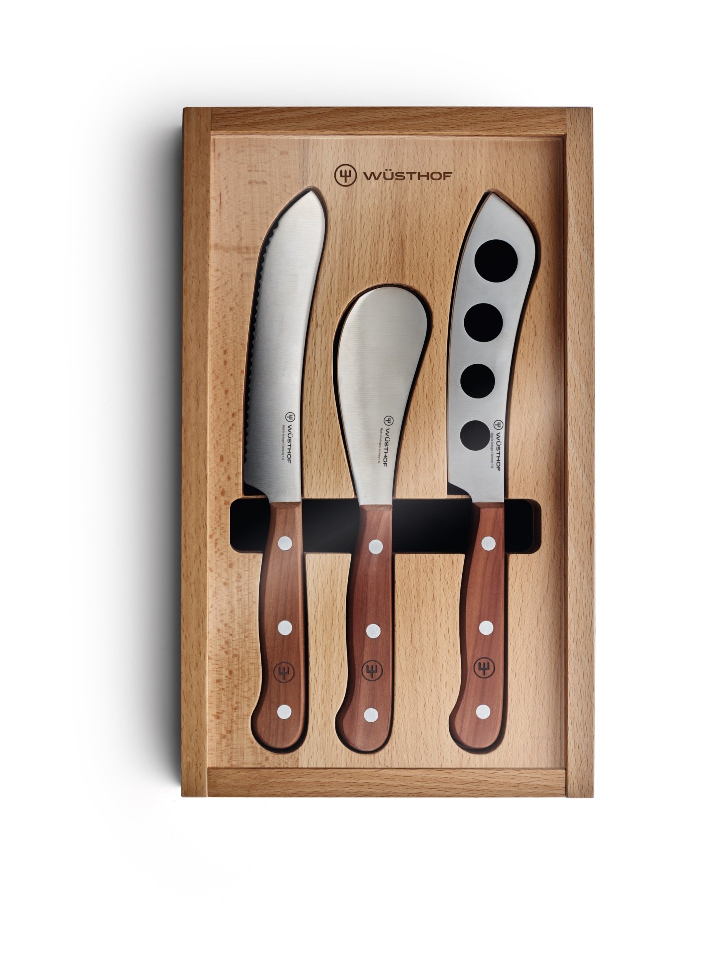 Набір ножів Wuesthof Charcuterie Set, у дерев'яній коробці, 3 предмети (1069560302) - фото 1