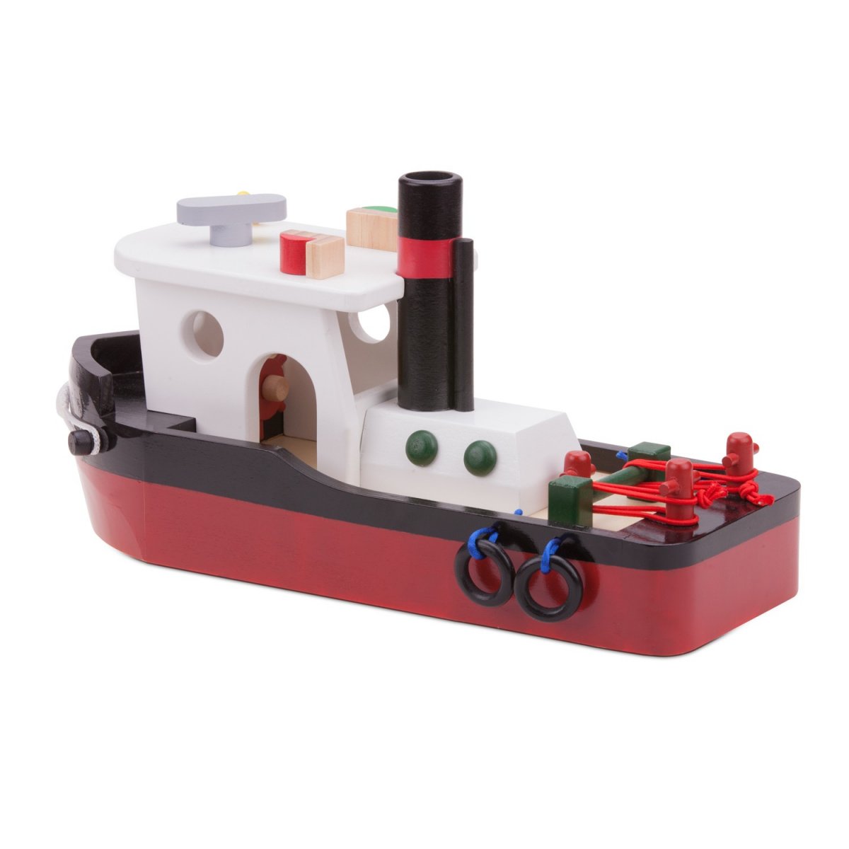Буксирное судно New Classic Toys Буксирное судно, красный (10905) - фото 2