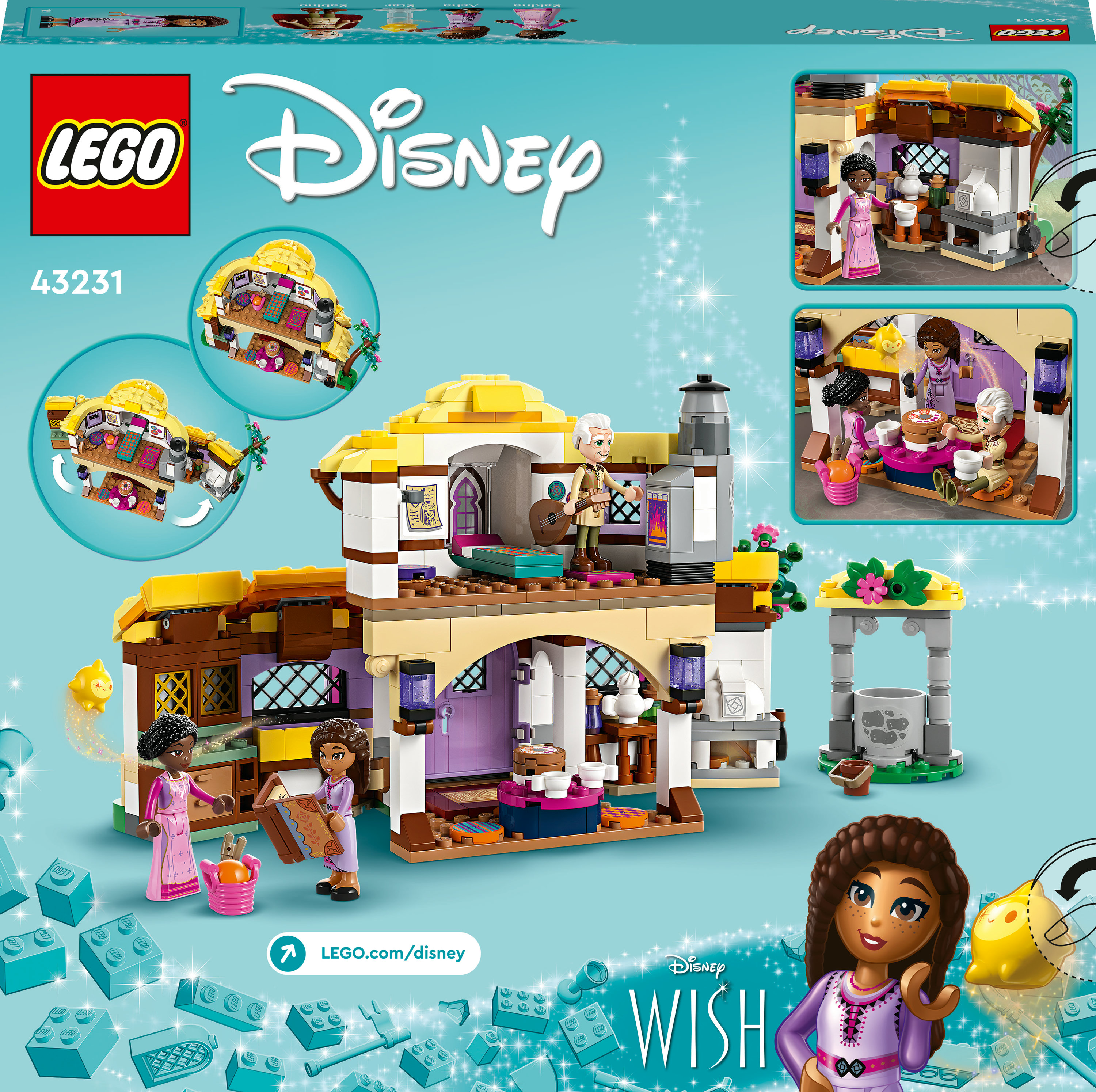 Конструктор LEGO Disney Princess Будиночок Аші 509 деталей (43231) - фото 9