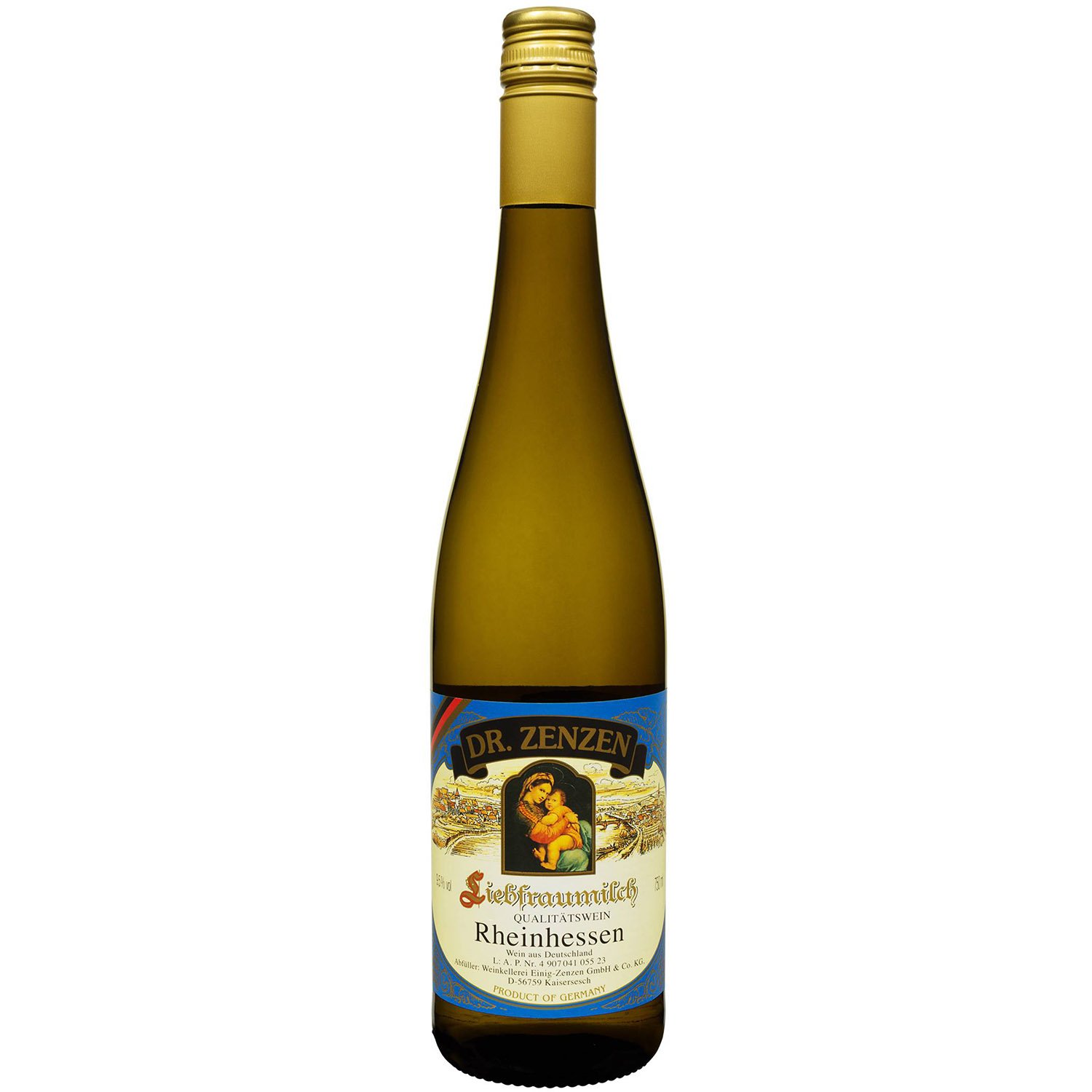 Вино Dr. Zenzen Liebfraumilch, біле, напівсолодке, 0,75 л - фото 1