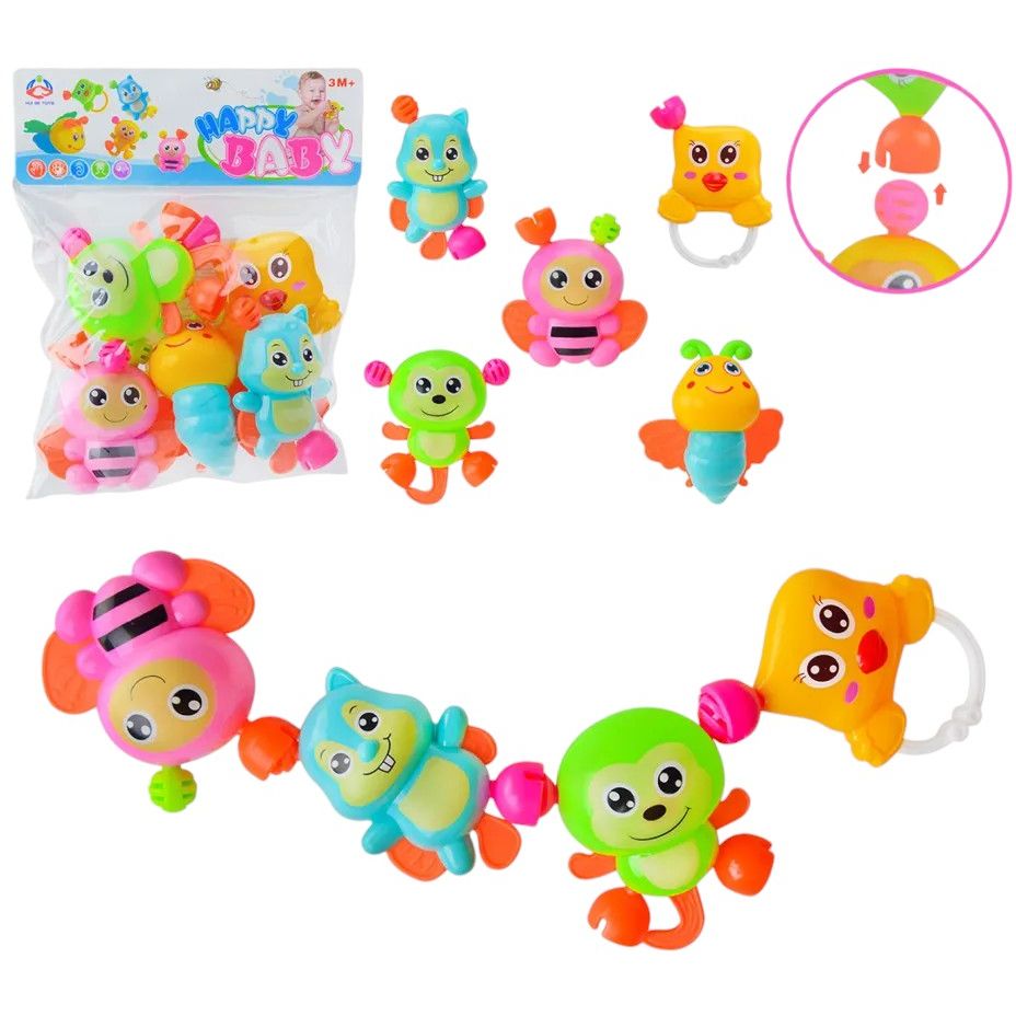 Детская игрушка-погремушка Huile Toys 068B конструктор Huile Toys 068B - фото 1