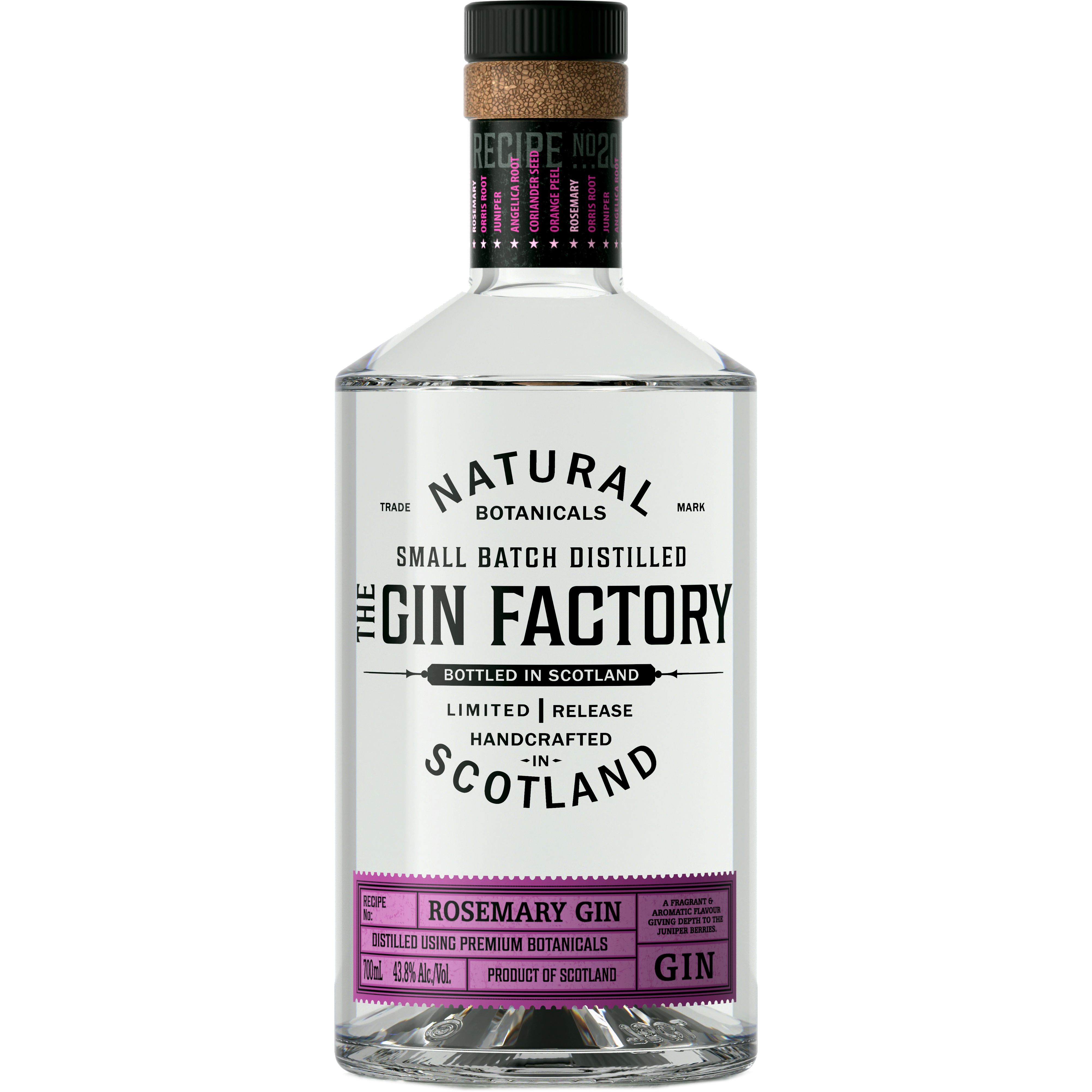 Джин The Gin Factory Small Batch Distilled 43.8% 0.7 л - фото 1