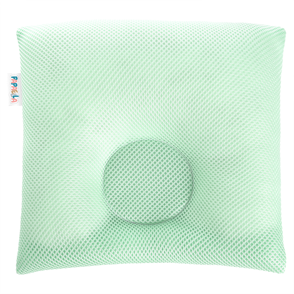 Подушка для младенцев Papaella Ортопедическая Maxi, диаметр 9 см, мятный (8-32583) - фото 1