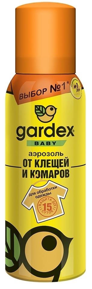 Аэрозоль от клещей и комаров Gardex Baby, для детей, 100 мл - фото 1