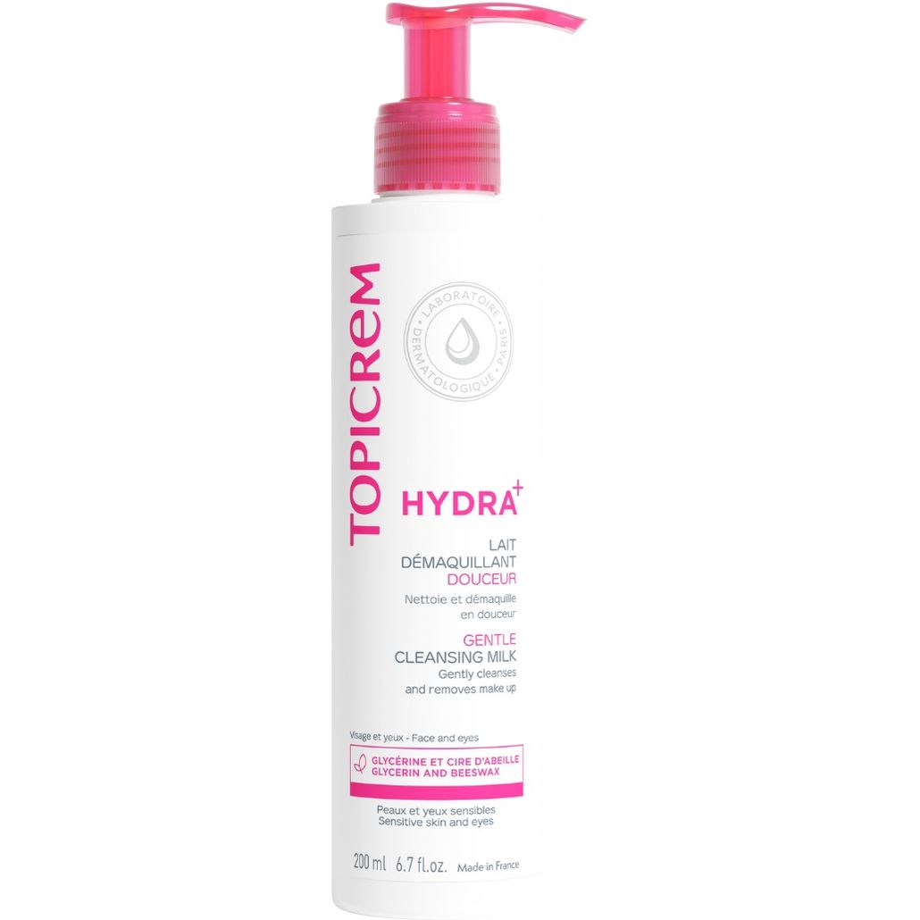 Очищаюче молочко для обличчя Topicrem Hydra+ Gentle Cleansing Milk 200 мл - фото 1