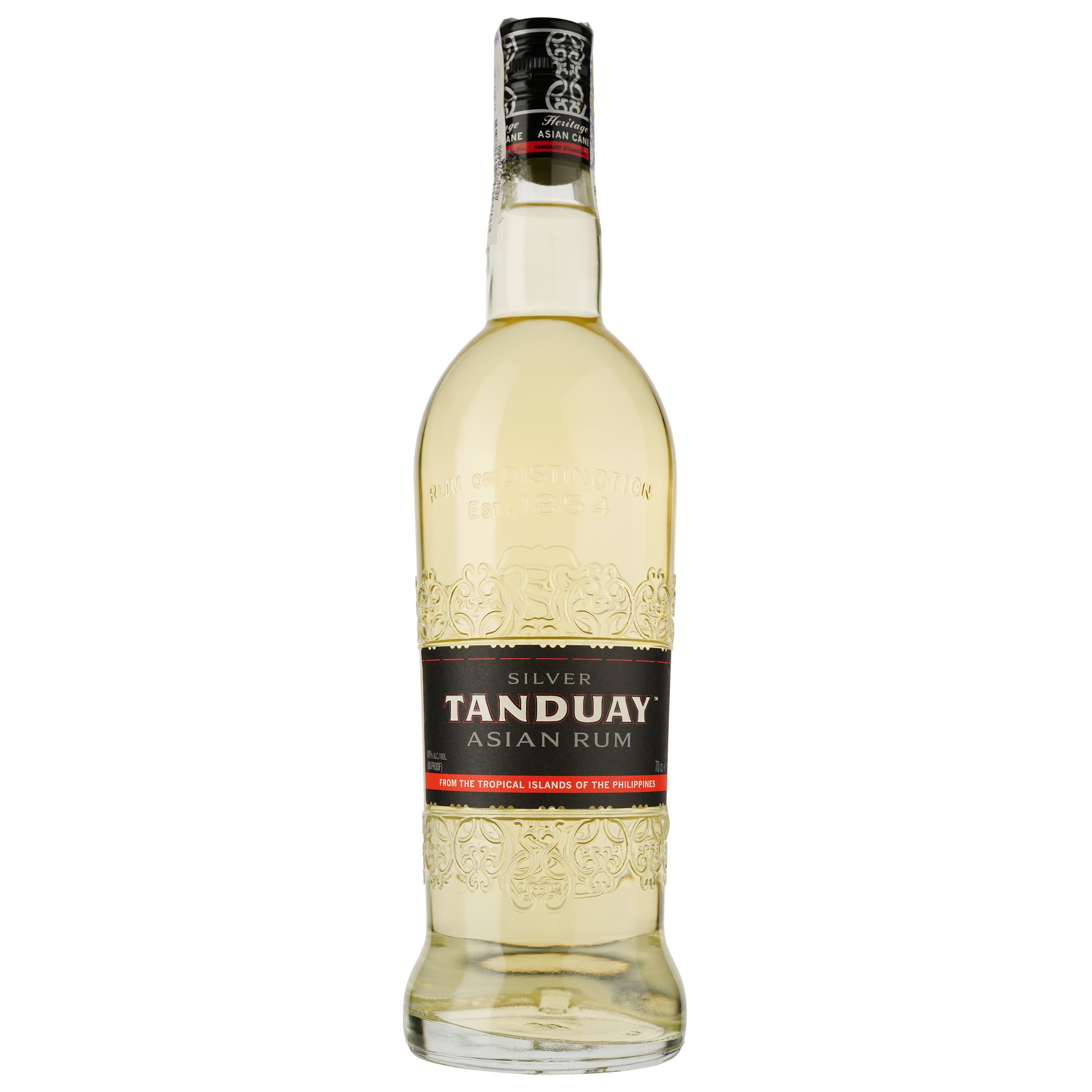 Ром Tanduay Asian Rum Silver 40% 0.7 л в тубусі - фото 2
