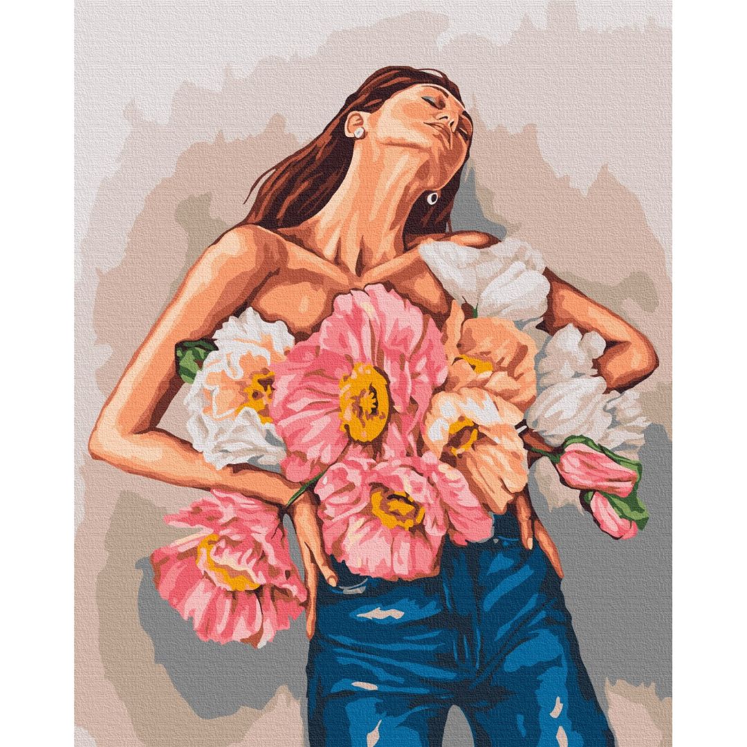 Картина по номерам Витончена весна Mykhailyshyna Daria Brushme 40x50 см разноцветная 000277482 - фото 1