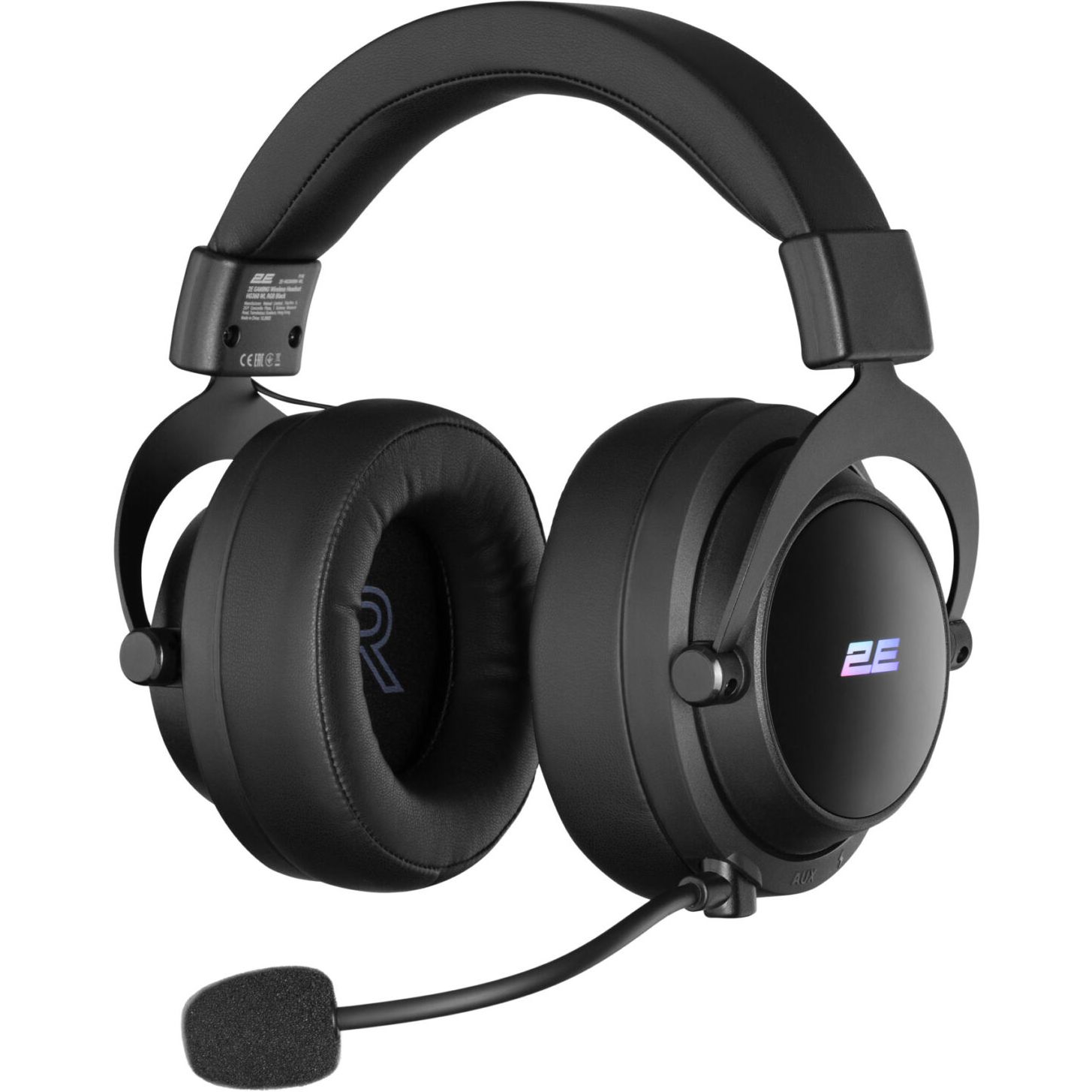 Навушники ігрові 2E Gaming HG360 RGB WL 7.1 Black з мікрофоном - фото 1