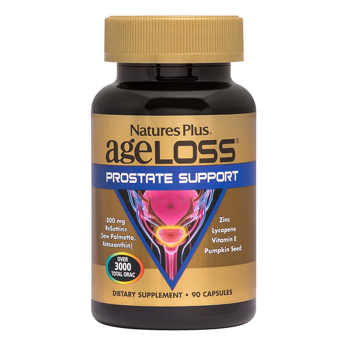 Комплекс для поддержания здоровья простаты Nature's Plus AgeLoss Prostate Support 90 капсул - фото 1