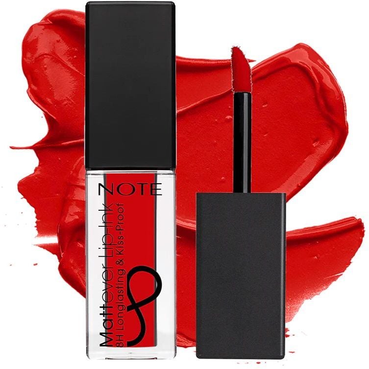 Матовый флюид для губ Note Cosmetique Mattever Lip-Ink тон 13 (Dating Red) 4.5 мл - фото 2