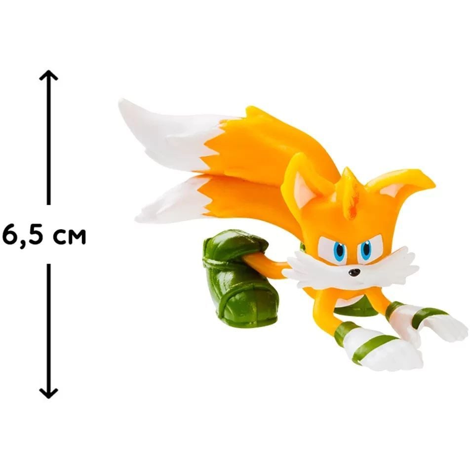 Ігрова фігурка Sonic Prime Тейлз готовий до бою, 6,5 см (SON2010B) - фото 2
