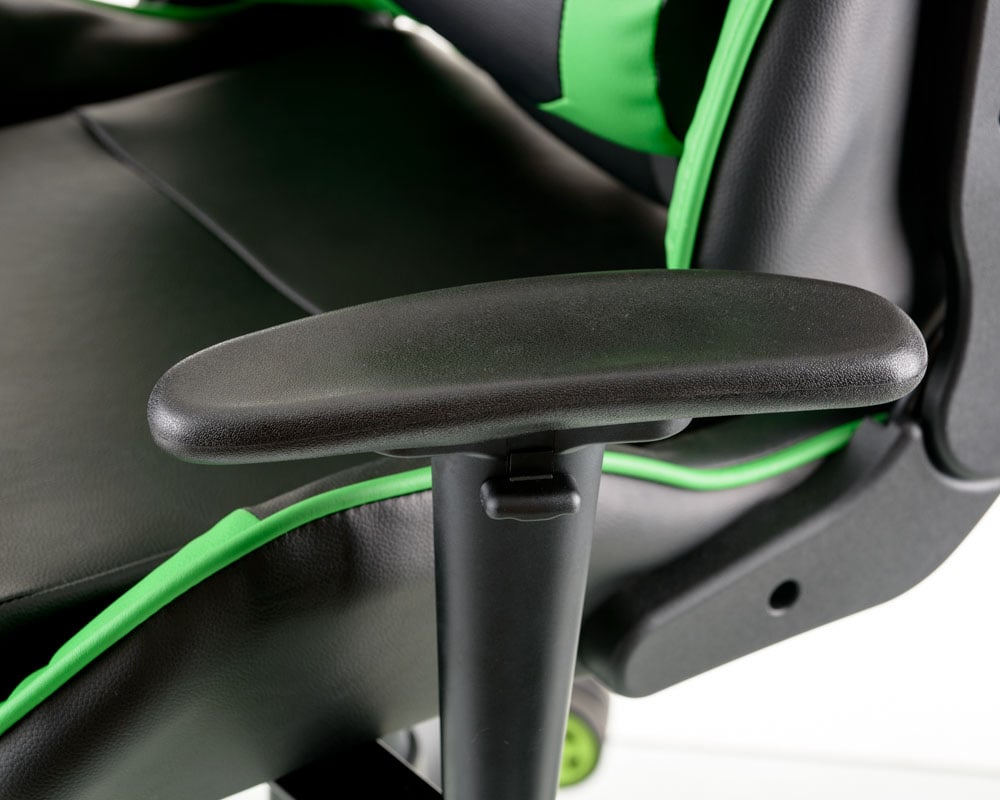 Геймерское кресло Special4you ExtremeRace черное с зеленым (E5623) - фото 14