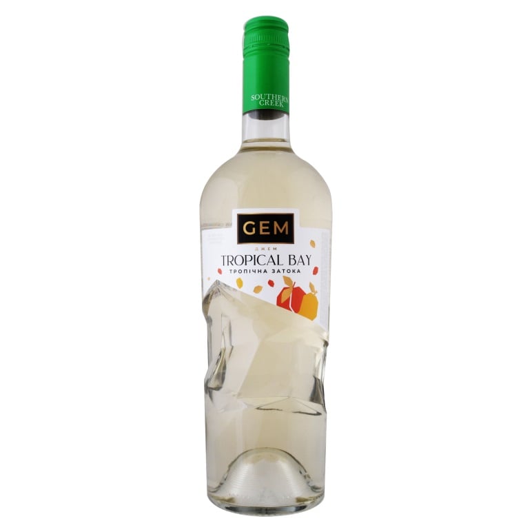 Напиток винный Gem Tropical Bay, белый, полусладкий, 6,9%, 0,75 л (887231) - фото 1