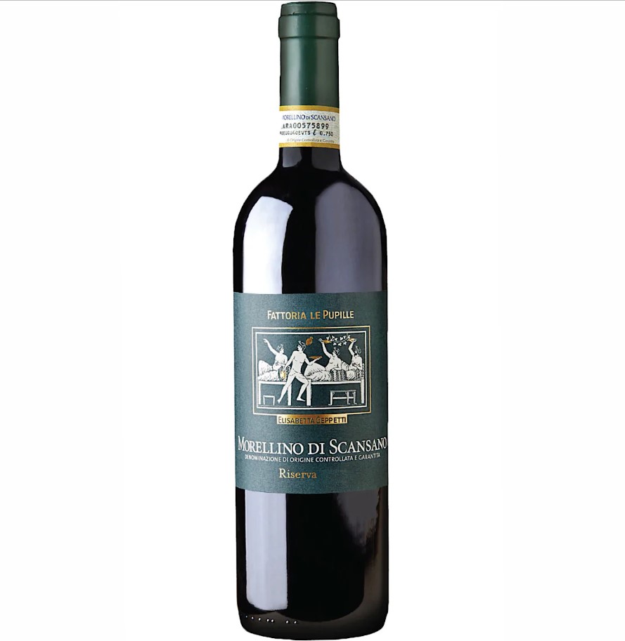 Вино Fattoria Le Pupille Morellino di Scansano Riserva 2014, 14%, 0,75 л - фото 1
