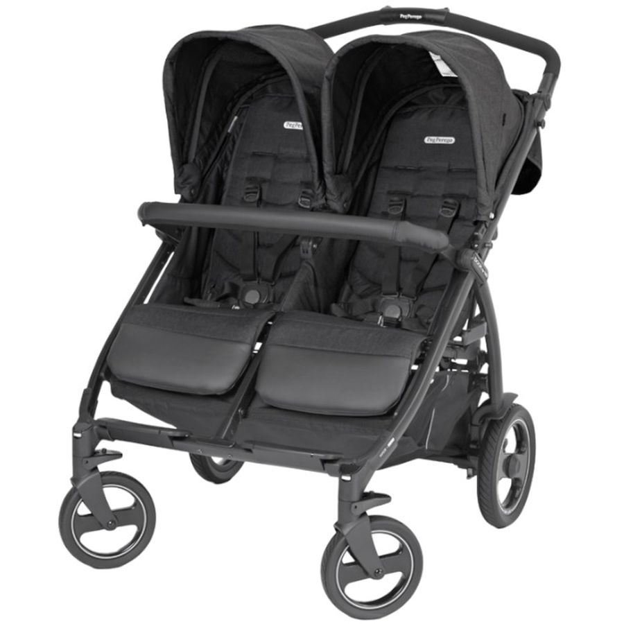 Коляска Peg-Perego Book for Two Quarz черная (IP05280000GL93) - фото 1