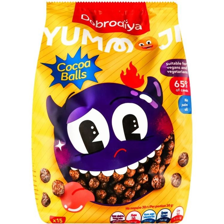 Кульки Yummoji з какао глазуровані 460 г - фото 1