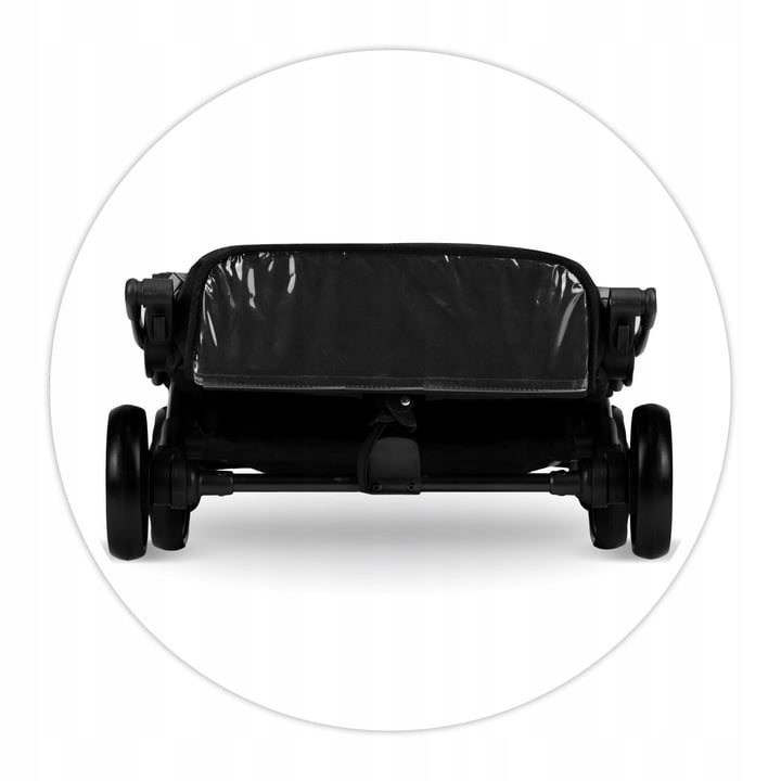 Прогулочная коляска MoMi Ofra, черный (black) (WOSP00006) - фото 11