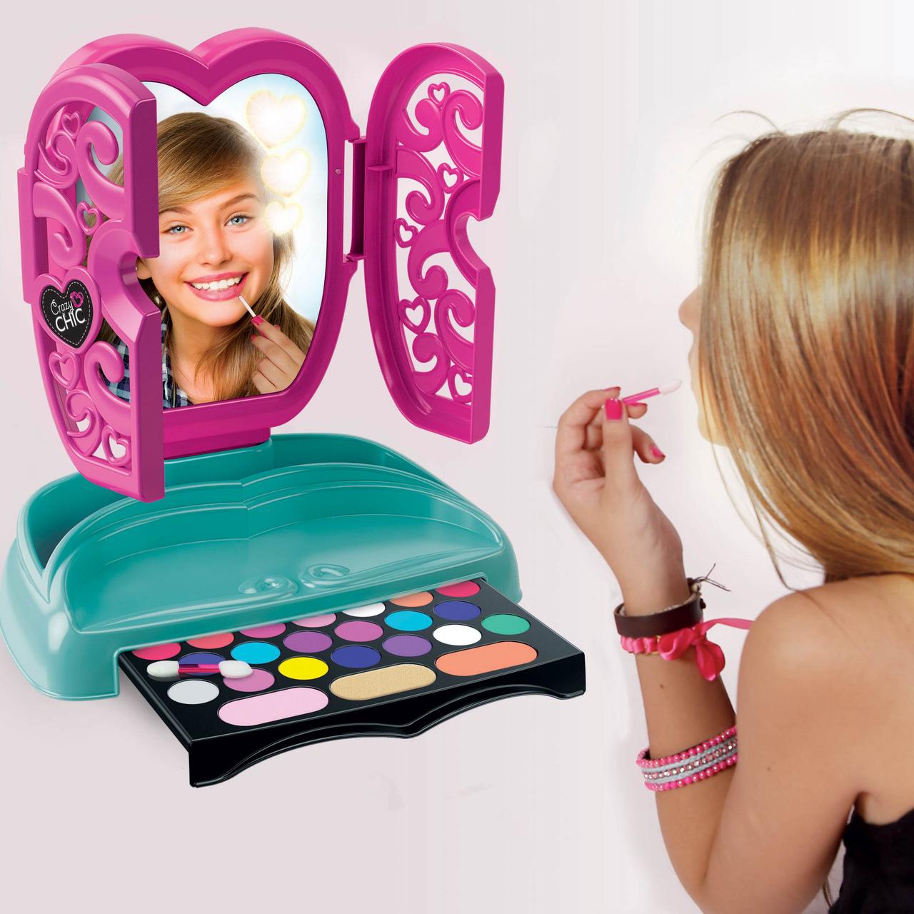 Набір дитячої косметики для макіяжу Clementoni The Make-Up Mirror Crazy Chic (18541) - фото 6