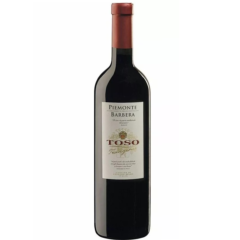 Вино Toso Barbera d'Asti DOCG. красное, сухое, 13%, 0,75 л (AL2624) - фото 1
