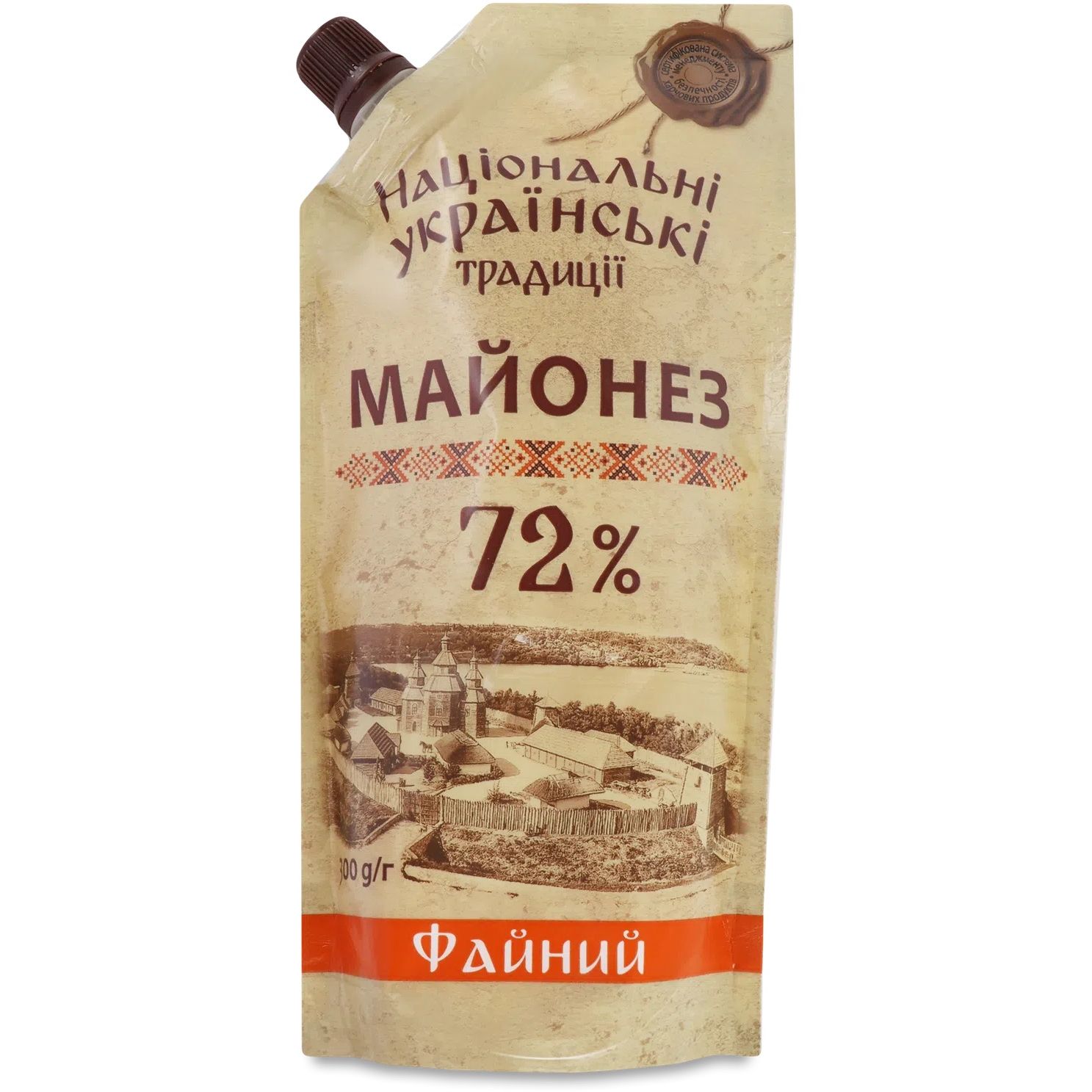 Майонез Національні українські традиції Файний 72% 300 г (941807) - фото 1