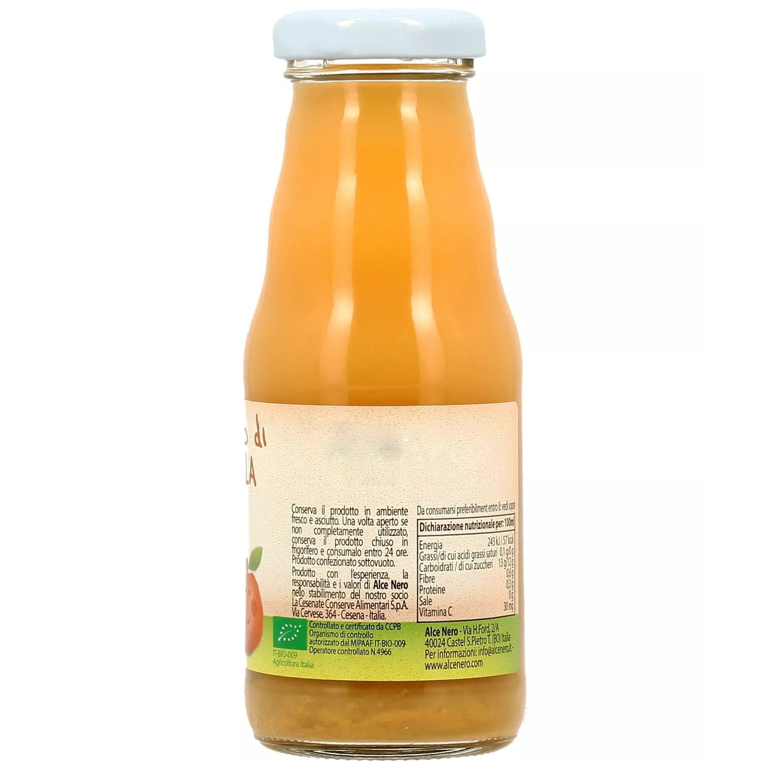 Сок Alce Nero Яблоко с витамином С, 200 мл - фото 2