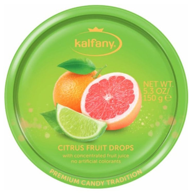 Льодяники Kalfany Citrus Fruit 150 г - фото 1