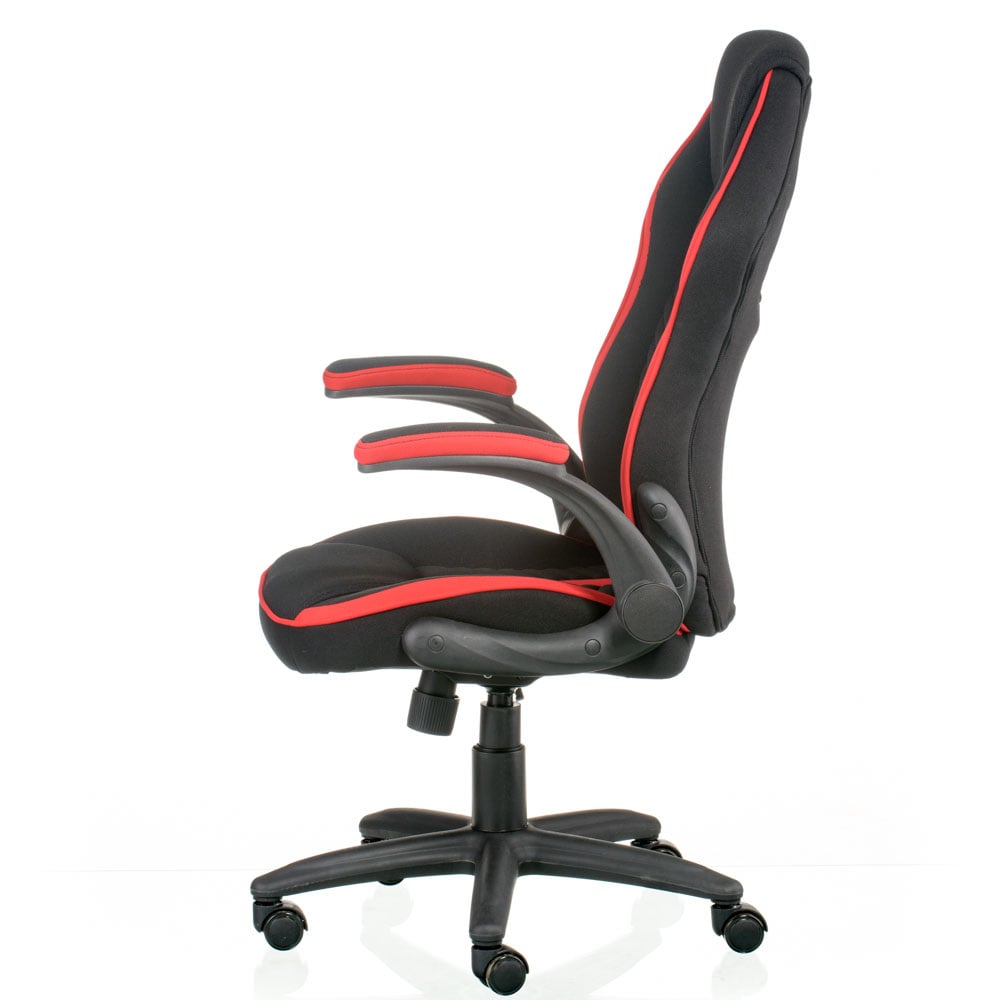 Офісне крісло Special4you Prime чорне з червоним (E5555) - фото 3