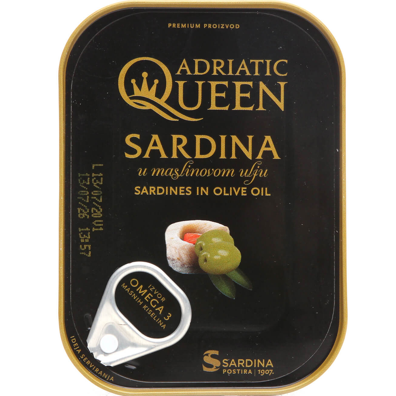Сардини Adriatic Queen в оливковій олії 105 г (731868) - фото 1