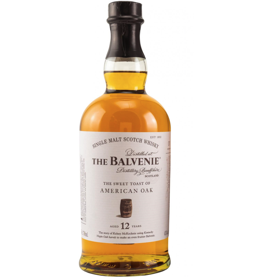 Віскі Balvenie 12 Year Old American Oak Single Malt Scotch Whisky, 43%, 0,7 л - фото 1