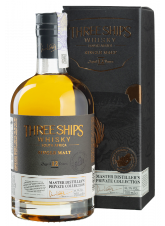 Виски Three Ships 12yo Single Malt South African Whisky, 46,3%, 0,7 л., в п/у - фото 1