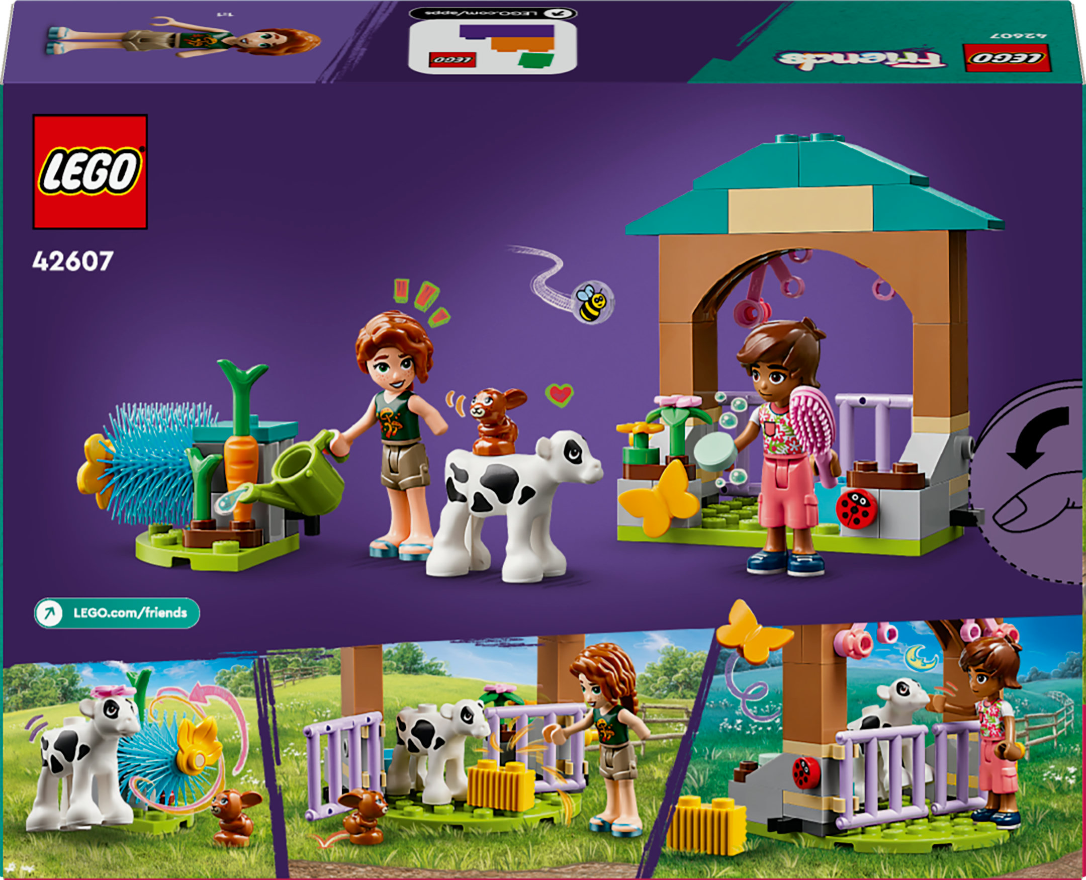 Конструктор LEGO Friends Телячий хлів Отом 79 деталі (42607) - фото 9