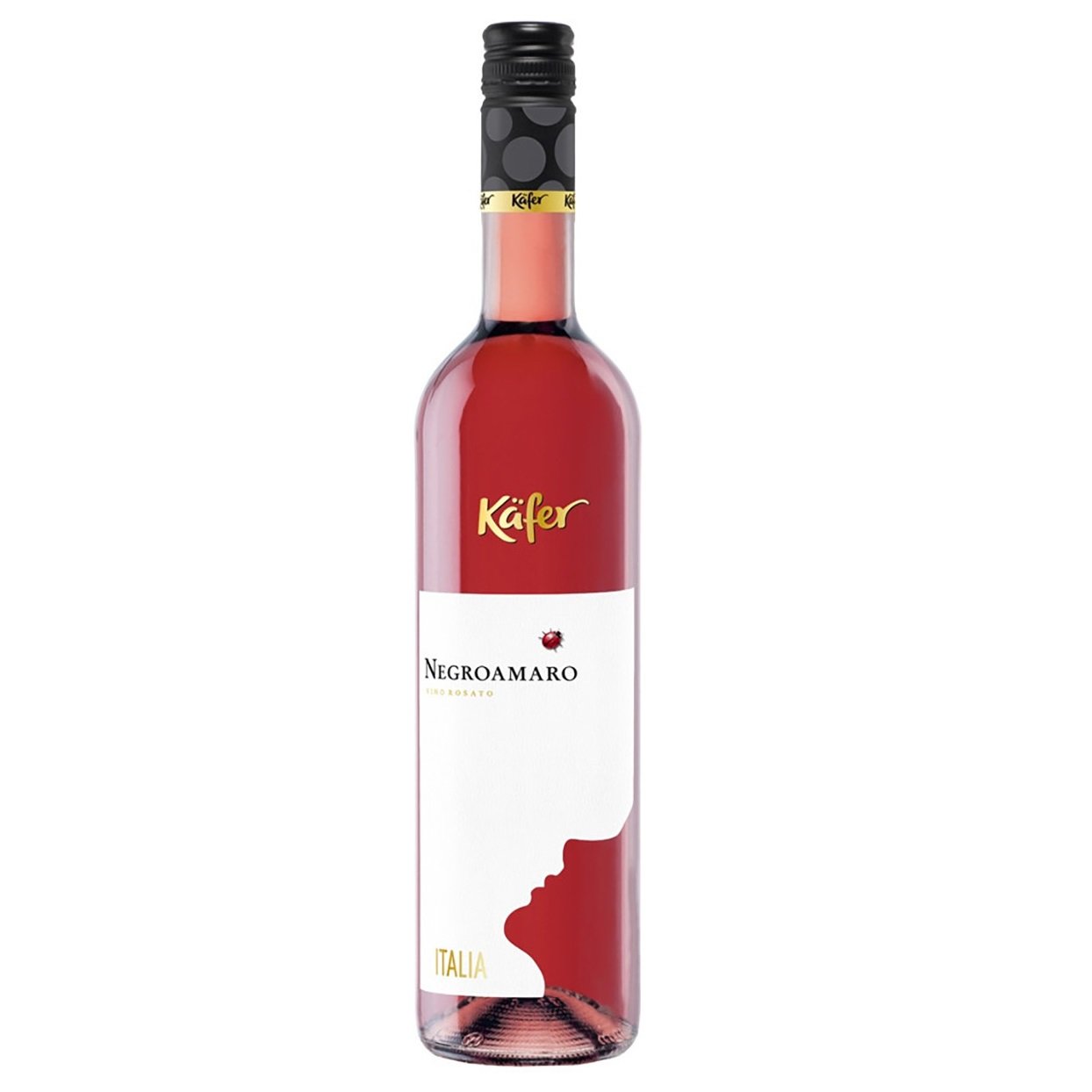 Вино Peter Mertes Kafer Negroamaro Rose, рожеве напівсухе, 12%, 0,75 л (8000019619447) - фото 1