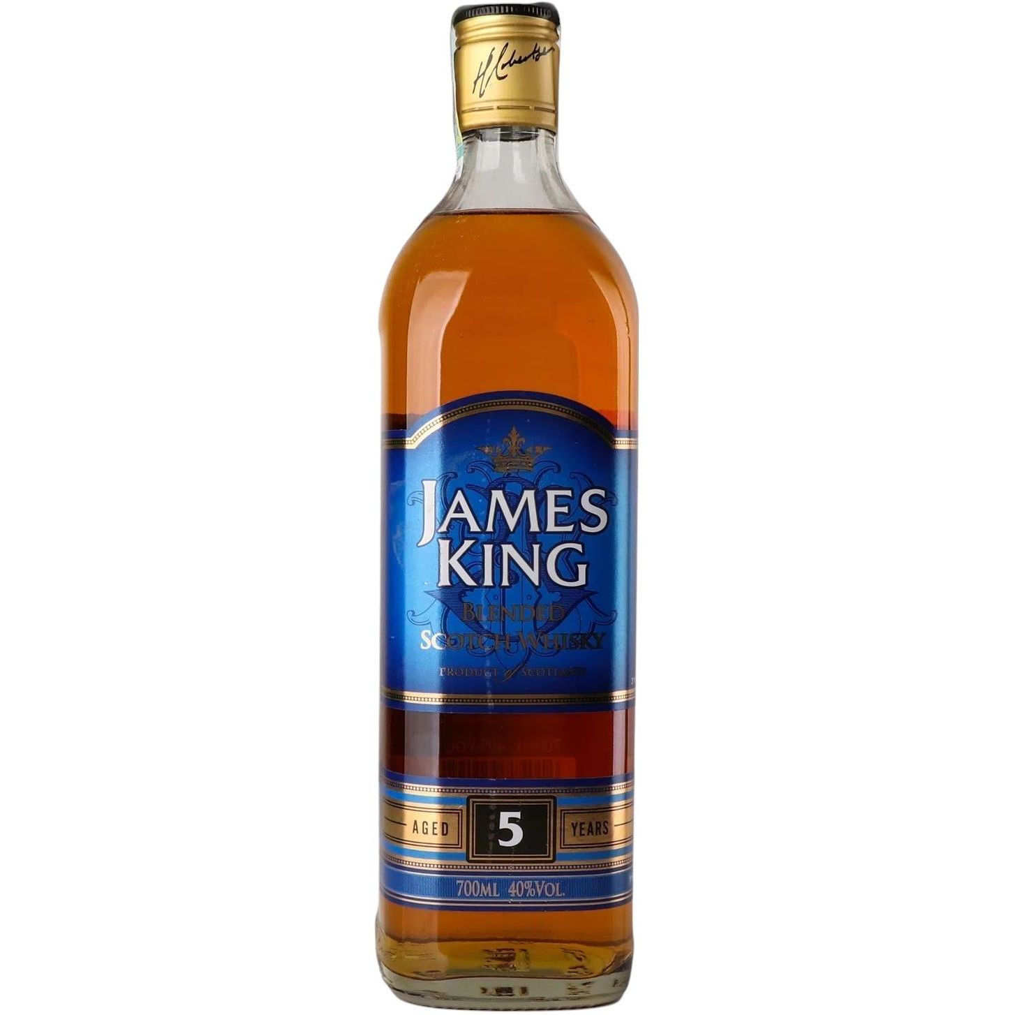 Виски James King 5 yo Blended Scotch Whisky 40% 0.7 л купить в