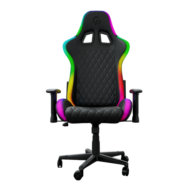 Крісло геймерське GamePro Hero RGB Black (GC-700-Black) - фото 3