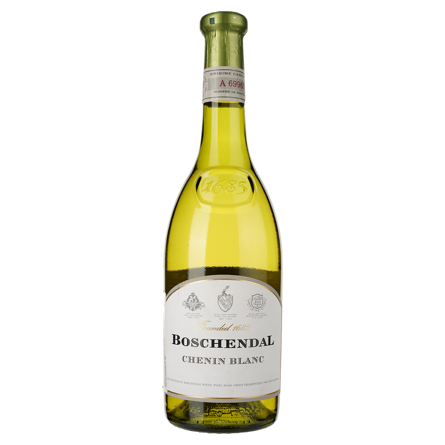 Вино Boschendal Chenin Blanc, белое, сухое, 13,5%, 0,75 л (762848) - фото 1