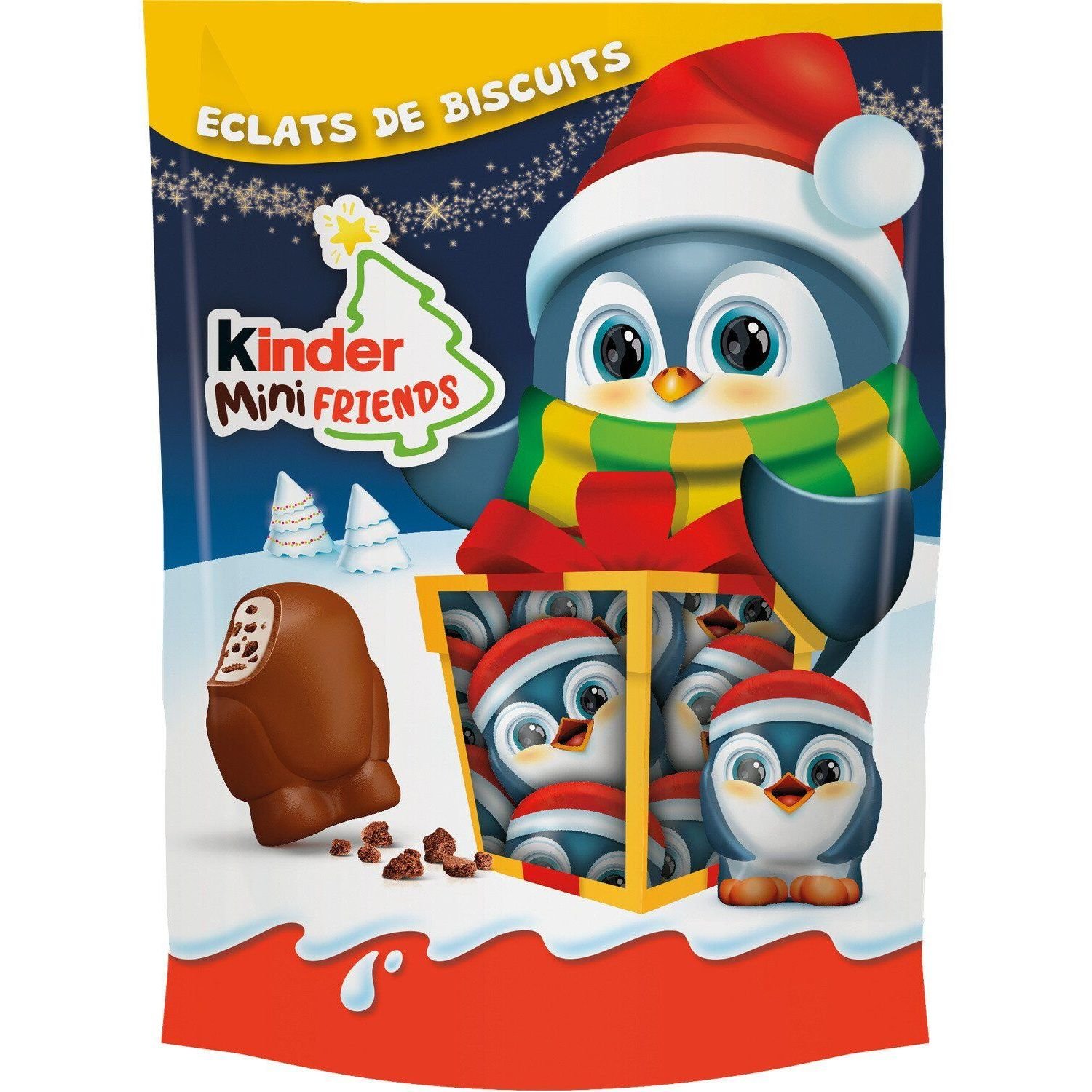 Набор конфет Kinder Mini Friends Knusperkeks 122 г (930892) - фото 1