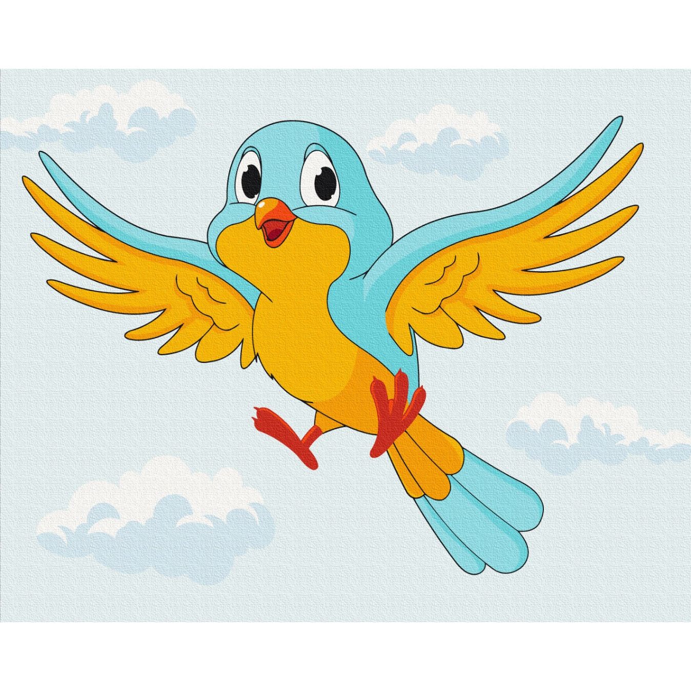 Картина по номерам Птичка украинка Brushme 40x50 см разноцветная 000277679 - фото 1