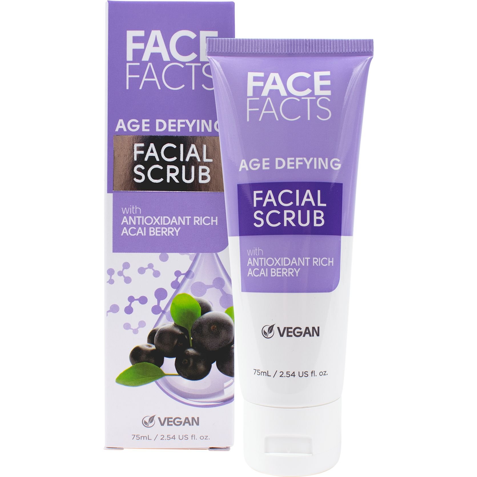 Антивозрастной скраб для лица Face Facts Age Defying Facial Scrub 75 мл - фото 1